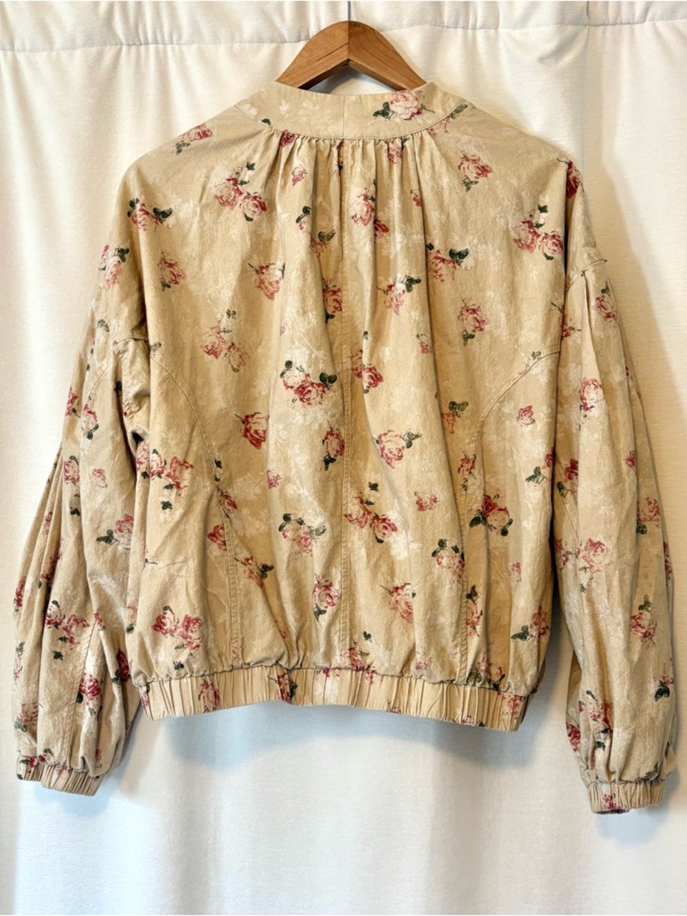 Free People Rory Floral Bomber Jacket size - Picture 7 of 9